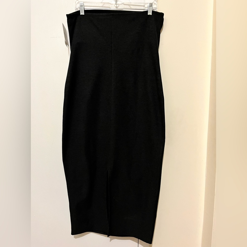 Beyond Yoga Black Spacedye Strapless Dress Size Large